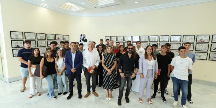 Un momento durante el acto