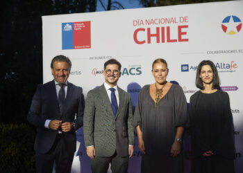 Un momento antes del acto