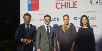 Un momento antes del acto