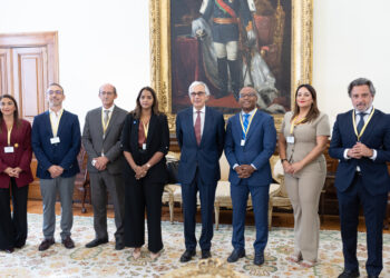 Un momento durante la reunión