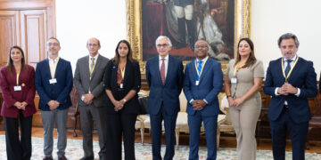 Un momento durante la reunión