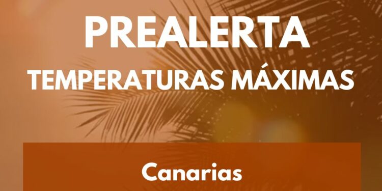 El Gobierno de Canarias actualiza la situación de prealerta por temperaturas máximas en todo el archipiélago