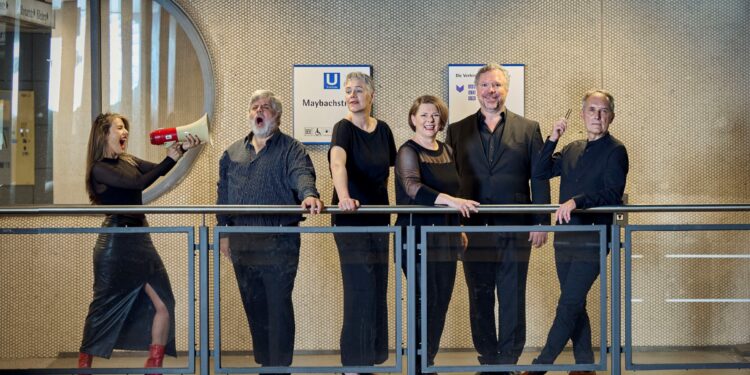 Las premiadas voces del grupo alemán Neue Vocalsolisten, esta semana en el Festival Contemporáneo