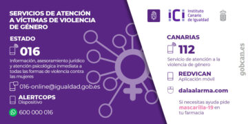 El Gobierno de Canarias recuerda que la prioridad absoluta en violencia de género es la protección de las víctimas