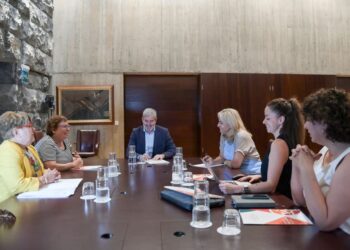 Clavijo y Monzón analizan con la Federación de Salud Mental los recursos asistenciales del SCS