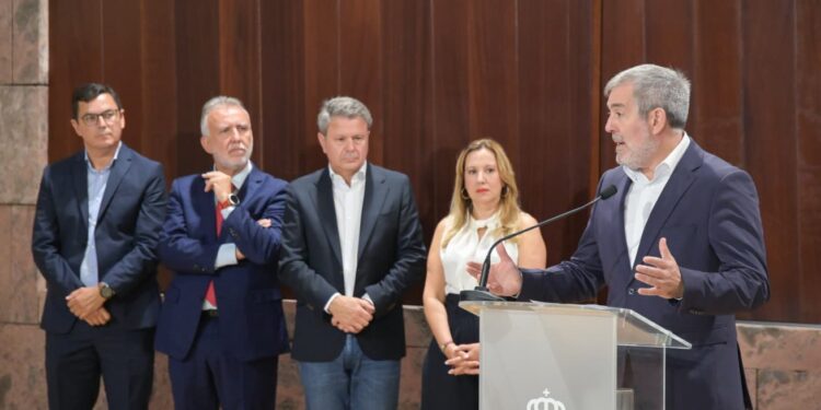 Gobierno, Estado y Cabildo de Tenerife suscriben un protocolo que garantiza la financiación del tren en la isla