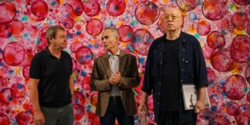 Dokoupil trae a La Regenta 28 obras de gran formato realizadas con pompas de jabón