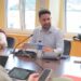 El concejal de Limpieza, Héctor Alemán, durante la Comisión de Pleno de Urbanismo y Desarrollo Sostenible