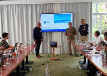 El edil David Hernández, durante el primer encuentro internacional de la Agencia Internacional de la Energía