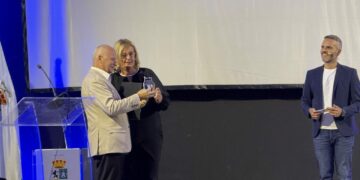 El historiador Fernando Bruquetas intervino en el acto inaugural hablando sobre la Romería de Santiago el del Pinar (1)