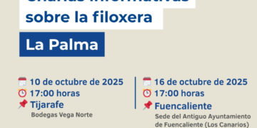 El Gobierno de Canarias y el Cabildo de La Palma organizan en la isla dos charlas informativas sobre la filoxera