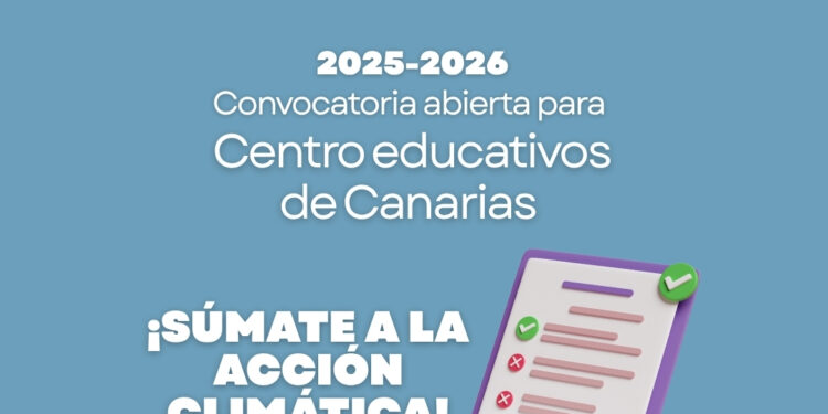 Abierta la convocatoria del Proyecto Idafe para implicar a los centros educativos canarios en la acción climática