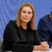 La presidenta del Parlamento canario y de la Calre, Astrid Pérez