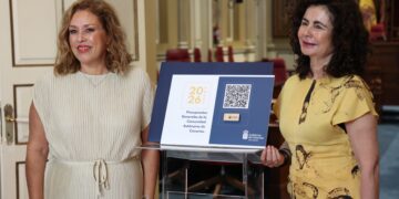 Un momento durante el acto