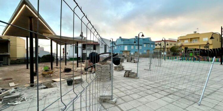 Las obras en la Plaza de La Dehesa comenzaron esta semana