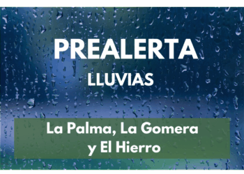 El Gobierno de Canarias declara la situación de prealerta por lluvia en La Palma, La Gomera y El Hierro