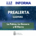 El Gobierno de Canarias declara la situación de prealerta por lluvia en La Palma, La Gomera y El Hierro