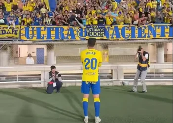Kirian Rodríguez vuelve a jugar con la UD Las Palmas 244 días después