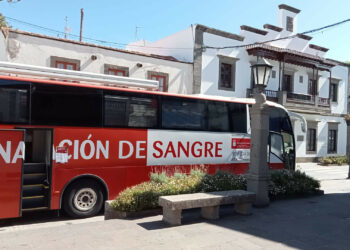 Una unidad móvil de Hemodonación y Hemoterapia lleva la donación de sangre hasta Moya