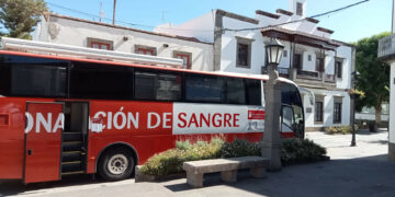 Una unidad móvil de Hemodonación y Hemoterapia lleva la donación de sangre hasta Moya