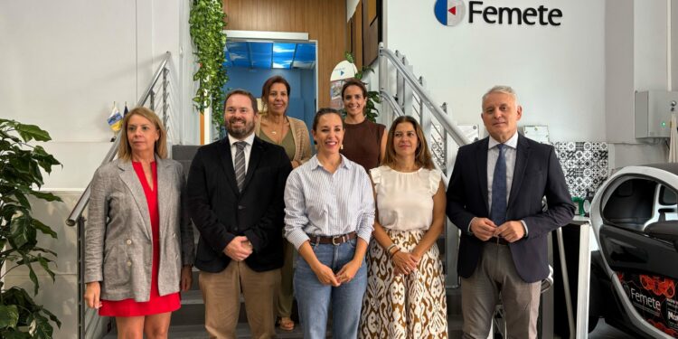Empleo visita dos proyectos de inserción laboral en los que colabora con FEMETE
