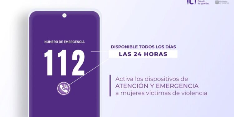 Canarias registra hasta noviembre 17.166 alertas por violencia de género en el 112