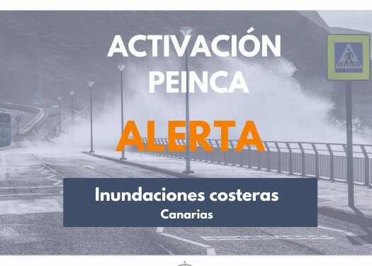 El Gobierno declara la situación de alerta por riesgo de inundaciones costeras en Canarias