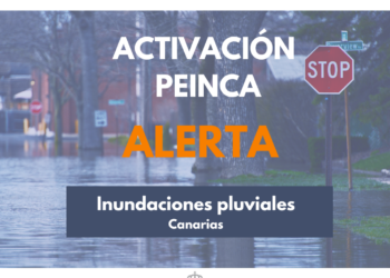 El Gobierno declara la situación de alerta por riesgo de inundaciones pluviales en Canarias