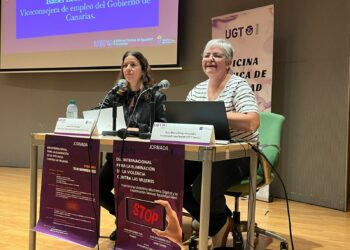 Empleo participa en una jornada organizada por UGT con motivo del 25N