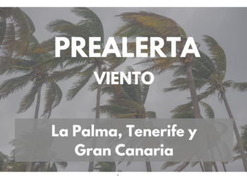 El Gobierno de Canarias actualiza la situación a prealerta por viento en La Palma, Tenerife y Gran Canaria