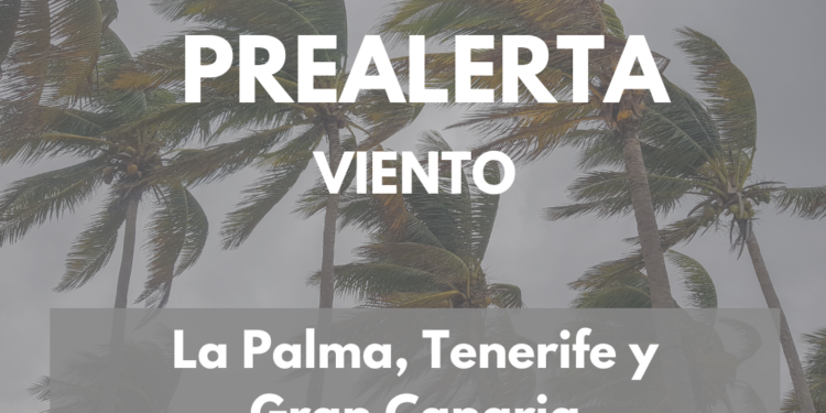 El Gobierno de Canarias actualiza la situación a prealerta por viento en La Palma, Tenerife y Gran Canaria