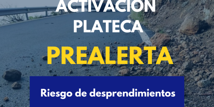 El Gobierno activa el PLATECA en prealerta por riesgo de desprendimientos en las islas occidentales y Gran Canaria