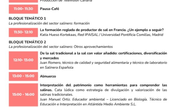 El Gobierno canario promueve la defensa del patrimonio salinero con una jornada profesional en Fuencaliente