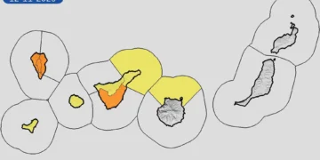 El Gobierno canario suspende las clases en cuatro islas el miércoles por la tarde por la borrasca Claudia