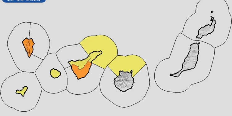 El Gobierno canario suspende las clases en cuatro islas el miércoles por la tarde por la borrasca Claudia