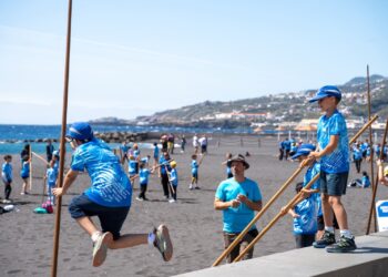 La III Semana Canaria de Juegos y Deportes Tradicionales arranca en Santa Cruz de La Palma con 450 escolares
