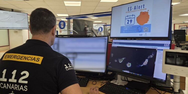 El Gobierno prueba el sistema ES-Alert de aviso a la población ante emergencias el 29 de abril en Gran Canaria