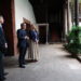Un momento durante la visita al inmueble