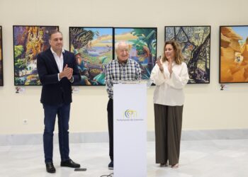 Un momento durante la inauguración