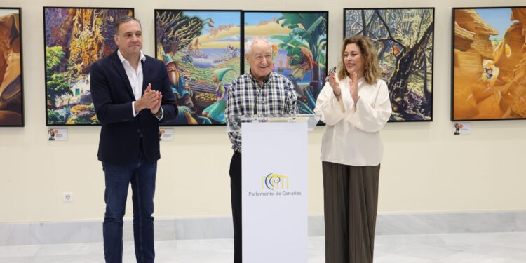 Un momento durante la inauguración