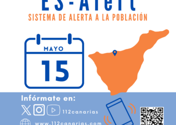 El Gobierno prueba el sistema ES-Alert de aviso masivo a la población ante emergencias el 15 de mayo en Tenerife
