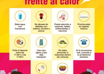 Sanidad recuerda las medidas preventivas ante el aumento de temperaturas a partir del fin de semana