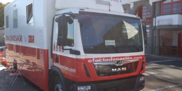 Una unidad móvil de donación de sangre está operativa desde hoy en Firgas