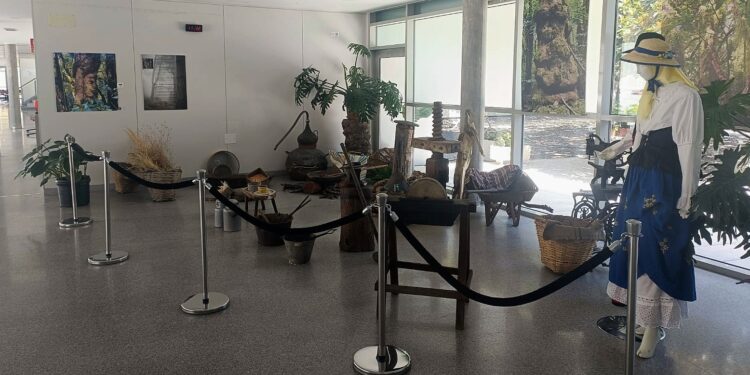 El Hospital Nuestra Señora de Guadalupe expone una muestra de piezas tradicionales con motivo del Día de Canarias