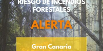 El Gobierno de Canarias declara la alerta por riesgo de incendios forestales en Gran Canaria