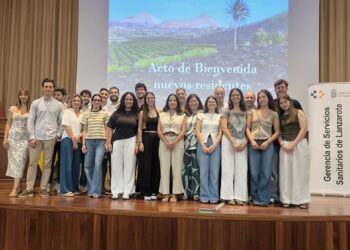 La Gerencia de Servicios Sanitarios de Lanzarote da la bienvenida a 23 nuevos residentes de Medicina y Enfermería