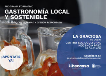 Hecansa imparte por primera vez en La Graciosa un taller formativo con profesionales de la gastronomía local