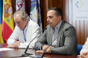 El director del Servicio Canario de Salud y el gerente del complejo hospitalario