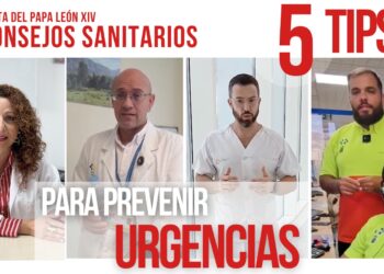 Sanidad recuerda las recomendaciones saludables para la ciudadanía que acuda a los actos del papa León XIV