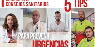 Sanidad recuerda las recomendaciones saludables para la ciudadanía que acuda a los actos del papa León XIV